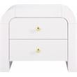 Meridian Furniture Artisto White Night Stand