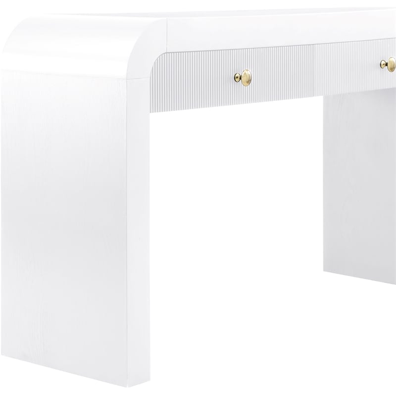 Meridian Furniture Artisto White Console Table