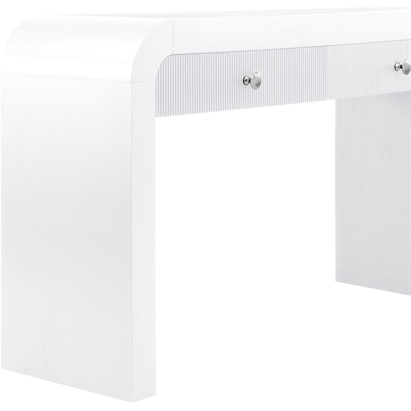 Meridian Furniture Artisto White Console Table