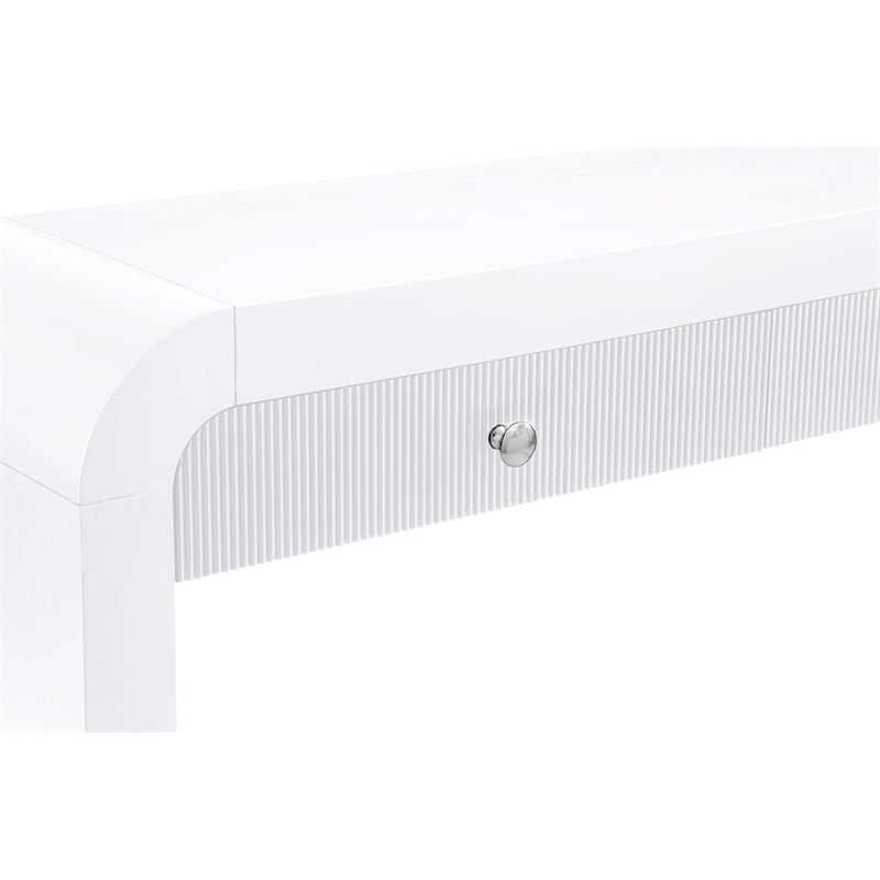 Meridian Furniture Artisto White Console Table