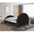 Meridian Furniture Brody Black Velvet Queen Bed