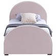Meridian Furniture Brody Pink Velvet Twin Bed