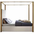 Meridian Furniture Jones Cream Velvet King Bed
