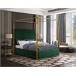 Meridian Furniture Jones Green Velvet Queen Bed