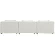 Meridian Furniture Cube Cream Durable Linen Modular Sofa