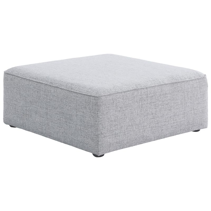 Meridian Furniture Cube Grey Durable Linen Modular Component