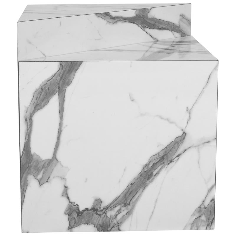 Meridian Furniture Aritzia End Table - White