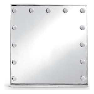 Meridian Furniture Hollywood Chrome Mirror