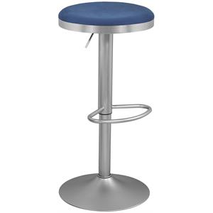 meridian furniture brody navy velvet adjustable stool