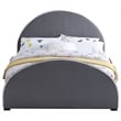 Meridian Furniture Brody Grey Velvet King Bed