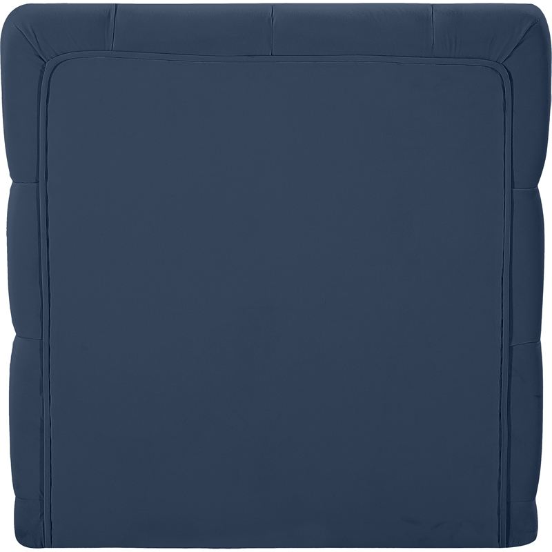 Meridian Furniture Tuft Navy Velvet Armless Chair
