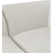 Meridian Furniture Miramar Cream Durable Linen Textured Modular Sofa