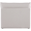 Meridian Furniture Mackenzie Beige Durable Linen Textured Armless