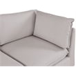 Meridian Furniture Mackenzie Beige Durable Linen Textured Modular Sofa