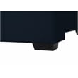 Meridian Furniture Oxford Navy Linen Textured Fabric King Bed