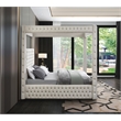 Meridian Furniture Royal Cream Velvet Queen Bed