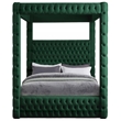 Meridian Furniture Royal Green Velvet King Bed