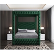 Meridian Furniture Royal Green Velvet King Bed