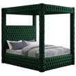 Meridian Furniture Royal Green Velvet King Bed