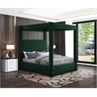 Meridian Furniture Royal Green Velvet Queen Bed