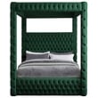 Meridian Furniture Royal Green Velvet Queen Bed