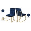 Meridian Furniture Pierre Navy Velvet Dining Chair