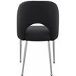 Meridian Furniture Logan Black Vegan Leather Dining Chair (Set of 2)