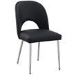 Meridian Furniture Logan Black Vegan Leather Dining Chair (Set of 2)