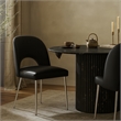 Meridian Furniture Logan Black Vegan Leather Dining Chair (Set of 2)