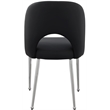 Meridian Furniture Logan Black Vegan Leather Dining Chair (Set of 2)