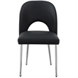 Meridian Furniture Logan Black Vegan Leather Dining Chair (Set of 2)