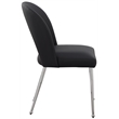Meridian Furniture Logan Black Vegan Leather Dining Chair (Set of 2)
