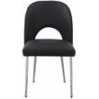 Meridian Furniture Logan Black Vegan Leather Dining Chair (Set of 2)