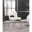 Meridian Furniture Logan Cream Vegan Leather Dining Chair (Set of 2)