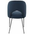 Meridian Furniture Logan Navy Vegan Leather Dining Chair