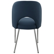 Meridian Furniture Logan Navy Vegan Leather Dining Chair
