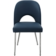 Meridian Furniture Logan Navy Vegan Leather Dining Chair