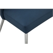 Meridian Furniture Logan Navy Vegan Leather Dining Chair