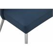 Meridian Furniture Logan Navy Vegan Leather Dining Chair