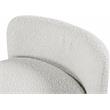 Meridian Furniture Peyton Cream Boucle Fabric Bench
