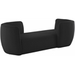 Meridian Furniture Hilton Black Fabric Chaise
