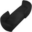 Meridian Furniture Hilton Black Fabric Chaise