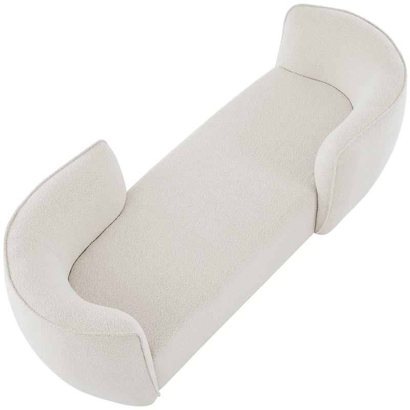 Meridian Furniture Hilton Cream Fabric Chaise