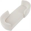 Meridian Furniture Hilton Cream Fabric Chaise