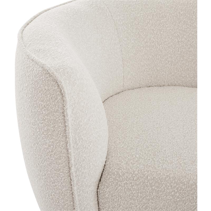 Meridian Furniture Hilton Cream Fabric Chaise