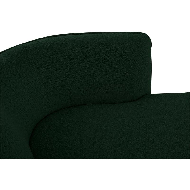 Meridian Furniture Hilton Green Fabric Chaise