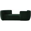 Meridian Furniture Hilton Green Fabric Chaise