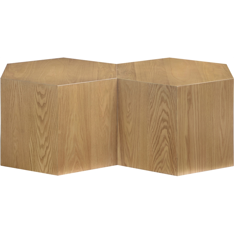 Meridian Furniture Eternal 2-Pc. Natural Oak Wood Coffee Table
