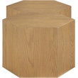 Meridian Furniture Eternal 2-Pc. Natural Oak Wood Coffee Table
