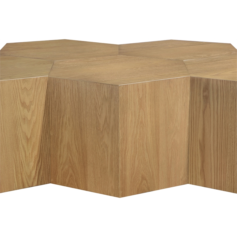Meridian Furniture Eternal 5-Pc. Natural Oak Wood Coffee Table